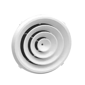 Diffuseur circulaire a cones reglables