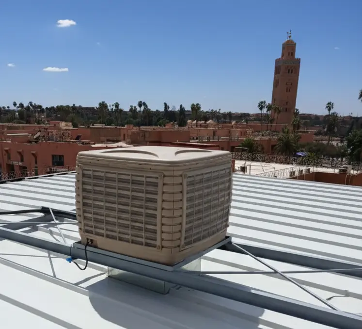 climatisation écologique adiabatique au Maroc.