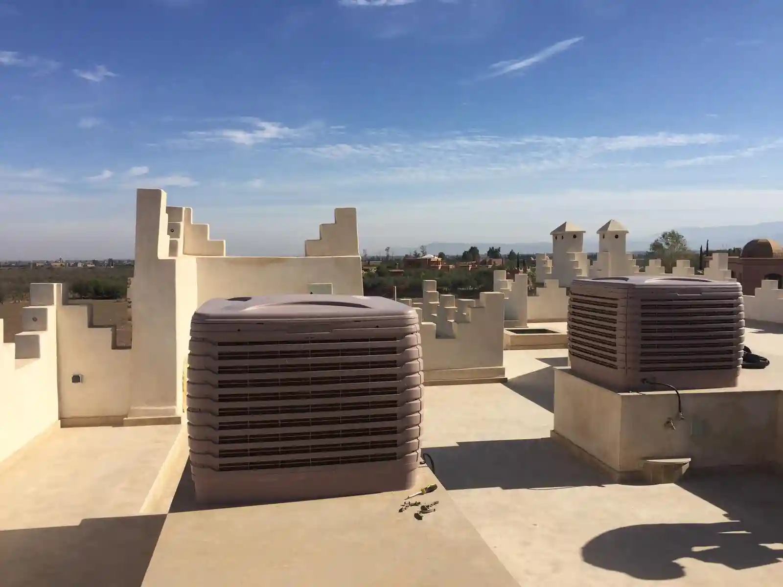 climatisation écologique adiabatique au Maroc.