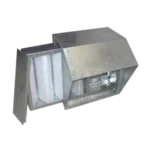 Visière d’air neuf avec filtre plissé